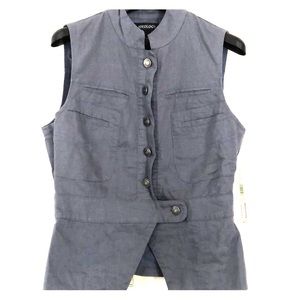 Ideology button up vest